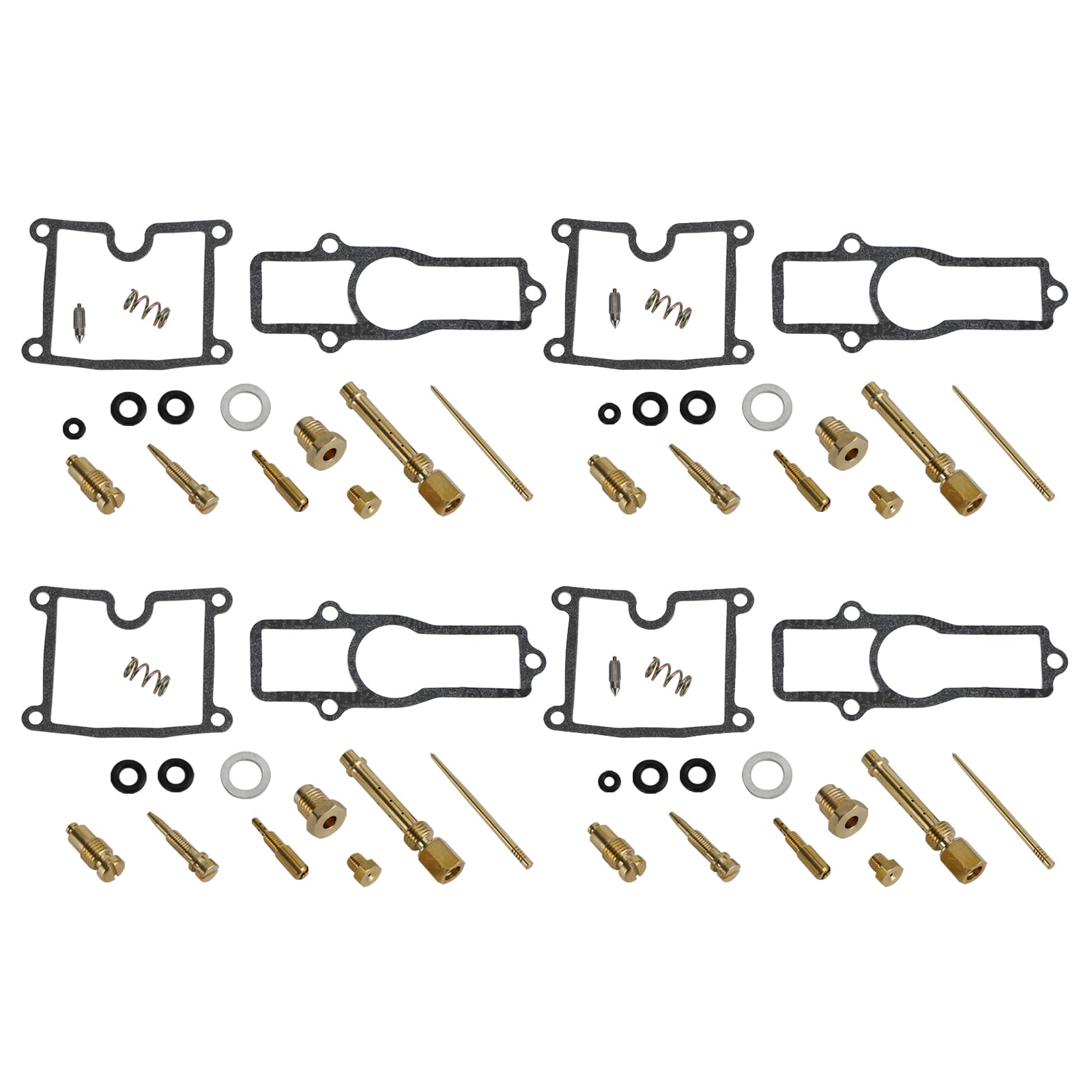 

Bruce & Shark Ремкомплект карбюратора Детали карбюратора для мотоциклов для Kawasaki Z400FX Z400J Z400LTD-2 KZ400FX KZ550 GPZ550 1980-1983 4 шт. 4 pieces