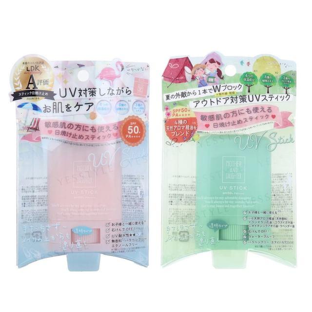 Mother & Daughter - Clear UV Stick SPF50+ PA++++ Unscented - 15g