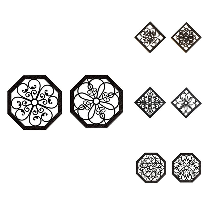 

2 шт., утолщенный декор в деревенском стиле с наклейками из цельного дерева, современный фермерский дом, настенный художественный декор для жизни