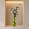 3D Printed Vase, Twisted Flower Vase, Minimalist Flower Arrangement Holders, Elegant Home Decor for Living Room Bedroom Study Table Display