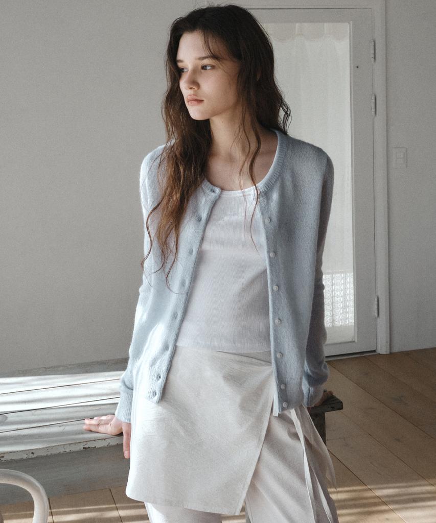 Wednesdayoasisforwomen Momo Hairy Round Cardigan_3 Colors(Wc26Kn40)