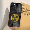 Nuclear Radiation Emblem Case For iPhone 13 14 Pro Max 11 12 Mini 6S 7 8 Plus SE 2020 2022 X XR XS MAX Cover Coque