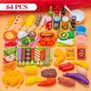 Mini Kitchen Pretend Play Playthings Barbecue Collection Children Cooking Simulation Food Multi Collection Christmas Present Ideal For Children