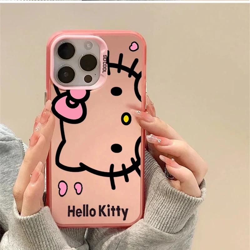 Cute Hello Kitty Lanyard Phone Case For Xiaomi Redmi 15 15C 14C 13C 12C A5 12 Note 14 Pro 13 12 Pro Plus 11 11S 4G 5G Casing