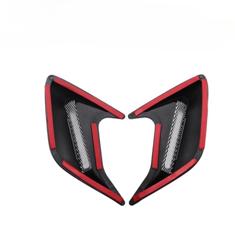 Car Front Bumper Decor Sticker Side Air Vent Car Splitter Wing Spoiler Canard Car decoration Universal