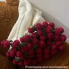 Rose Bouquet Blanket Handmade Wool Bouquet Blanket Crochet Woven Blanket Replaces Bouquet Creative Gift Handmade Material Bag