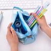 Large Capacity Pencil Case Made of Canvas for Elementary and Junior High School Pencil Case for Boys and Double Pen 2 Pencil High School Small Item