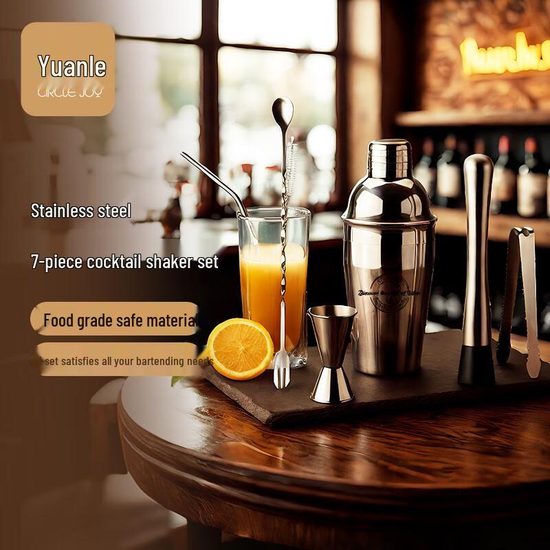 Circle Joy 304 Stainless Steel Cocktail Shaker Set