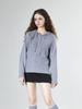 KOOLKITTEN Button Knit Hoodie (Gray)