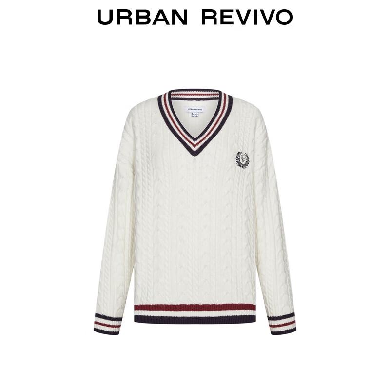 UR Women's V-Neck Cable Knit Sweater