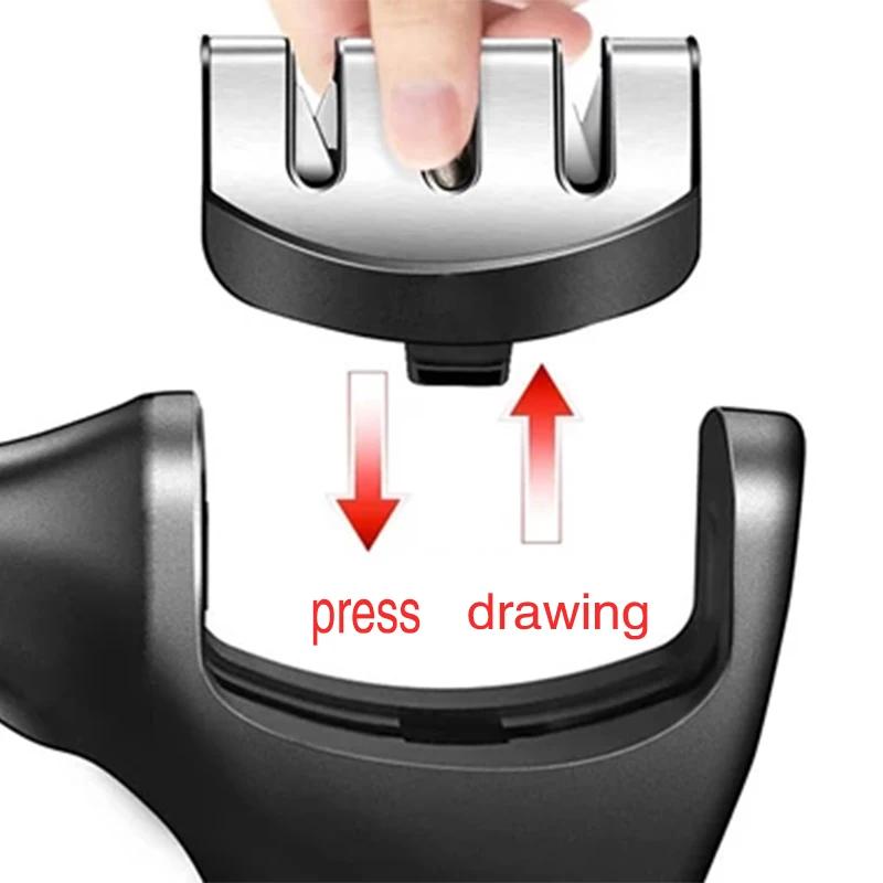 4 IN 1 Affilacoltelli Ricambi Parti Sostituibili Raccordi Coltello Testa Affilatura Coltello Ceramica Carburo Affilacoltelli da Cucina