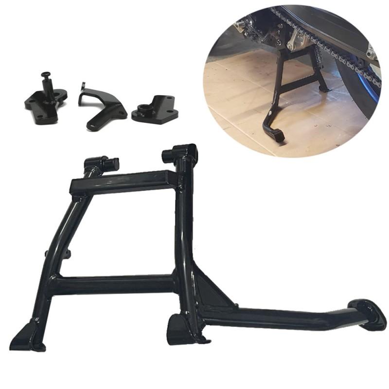 Motorcycle Center Stand Suzuki V-Strom DL650 DL650XT Aftermarket Heavy-Duty Kickstand Parking Support Black