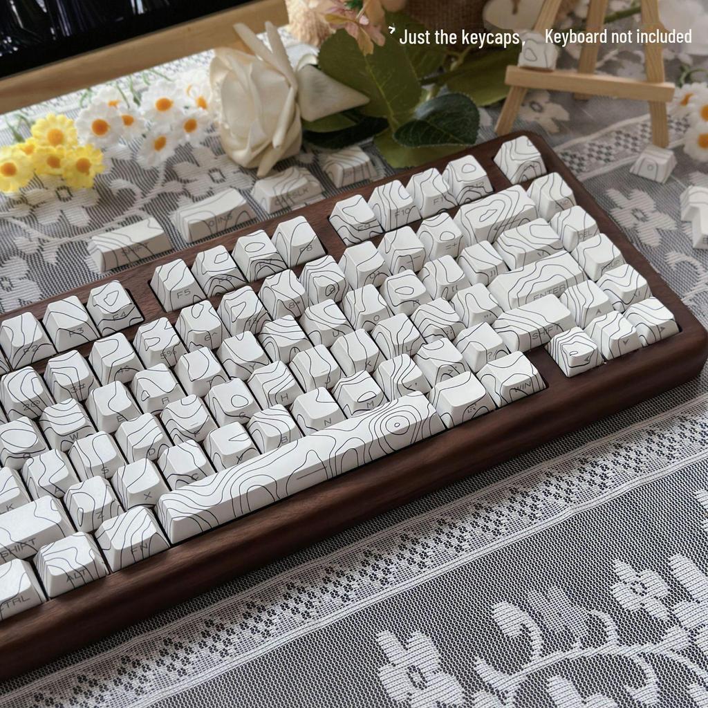 "Macchiato Cherry Blossom Contour Keycap for Wooting Keyboard"