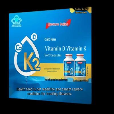 Thomson Health Calcium, Vit D & K Softgels (200 Count X 2)