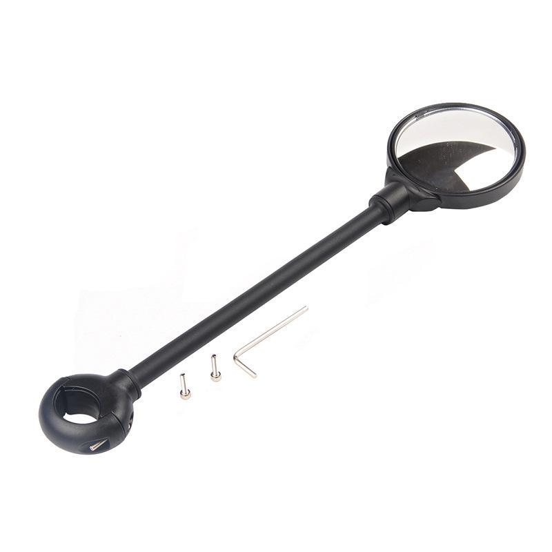 Bicycle Reflector Motorcycle Rearview Mirror Electric Vehicle Hose Adjustment Large Screen Bicycle Rear View Mirror