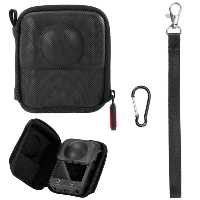 

DJI OSMO 360 and Protective Cover for Camera Easy to Carry Case, Waterproof, Dustproof, Shockproof, Shock-Absorbing, Body, чёрный