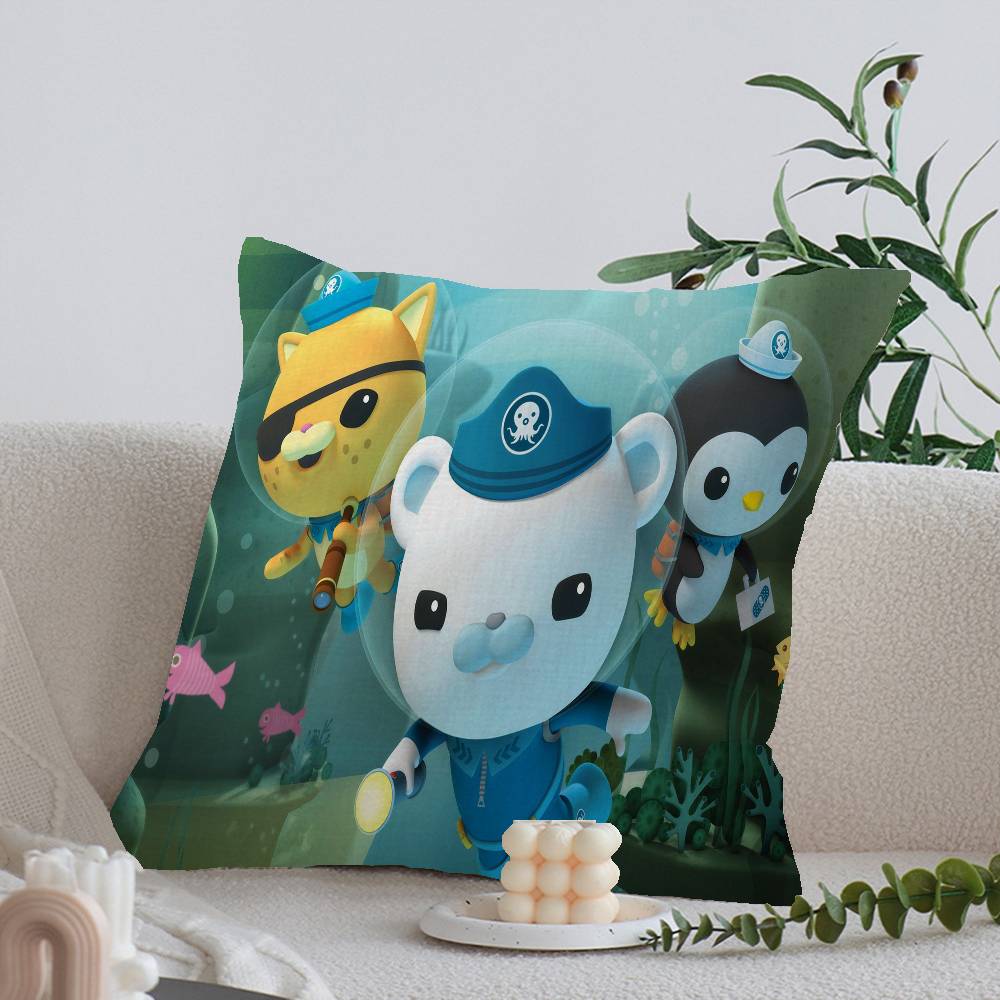 The Octonauts cartoon printed Cushion Cover Inches Farmhouse Decor Home Throw Pillow Covers for Couch Decorations