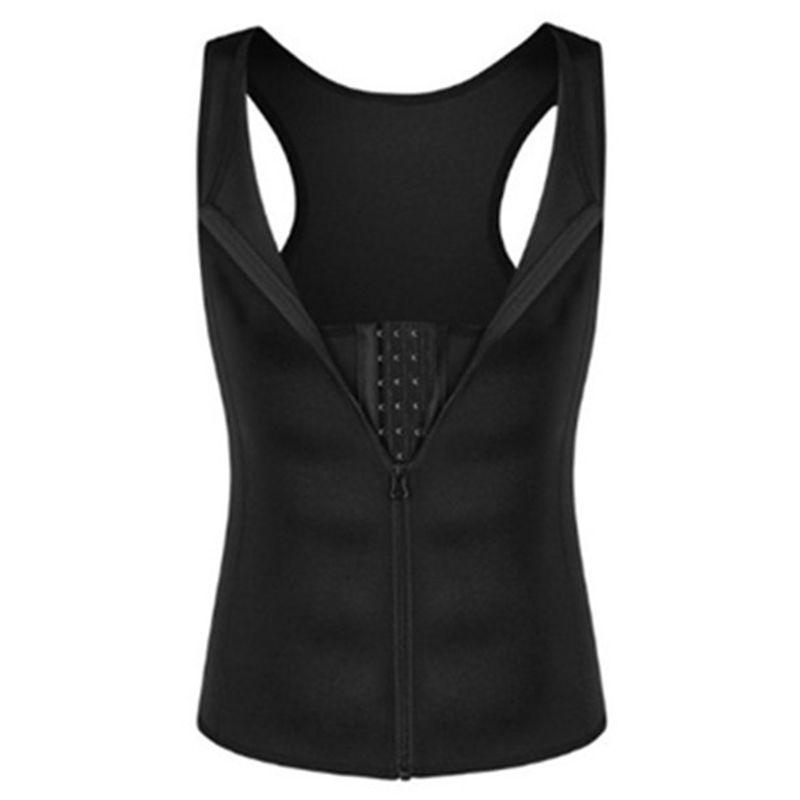 Mens Neoprene Sauna Thermo Sweat Body Shaper Waist Trainer Burn Fat Vest Corset