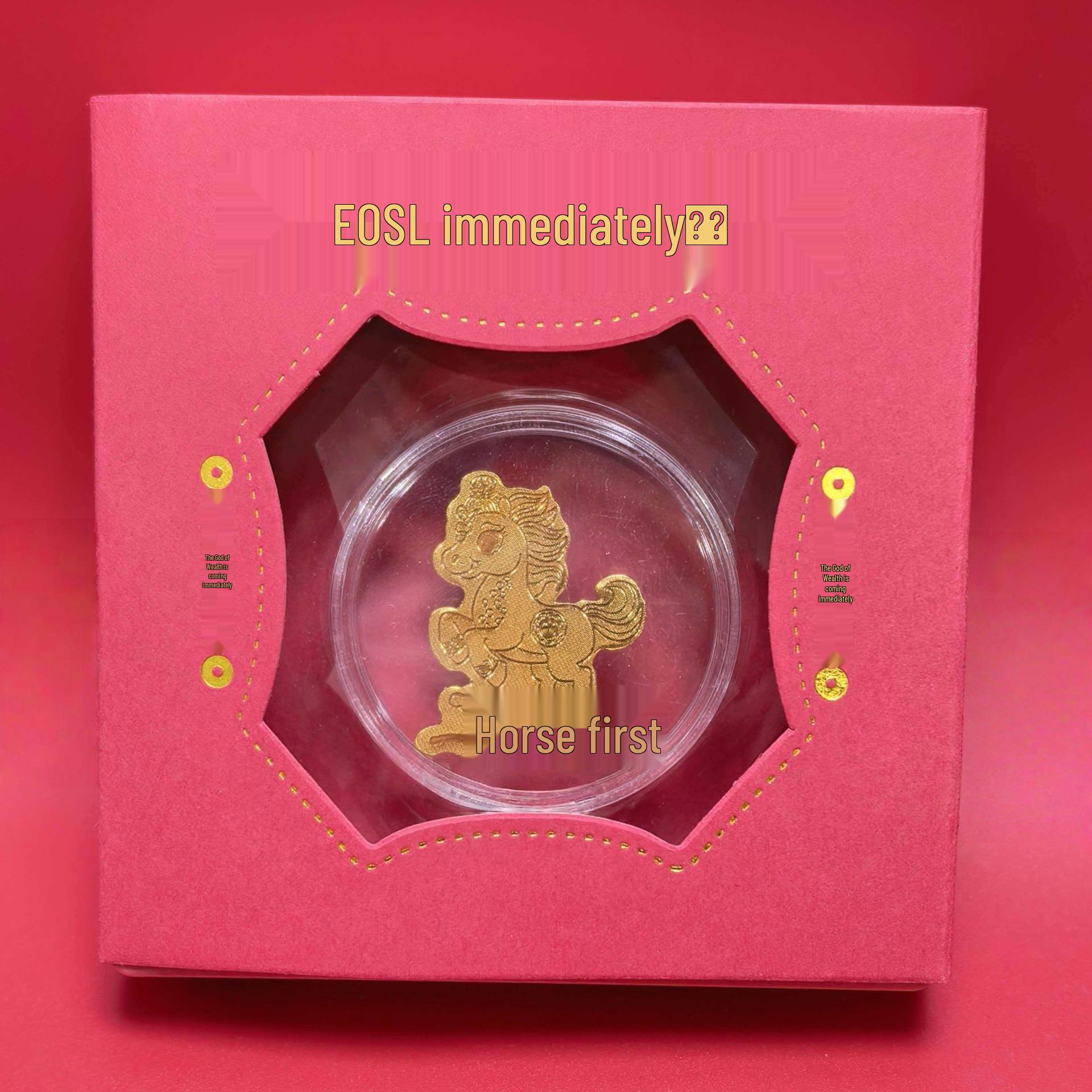 999 Pure Gold Phone Sticker - New Style Gift Box for Instant Prosperity