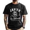 Jesus The Ultimate Deadlifter Funny Christian Workout Gym Luxury Designer Luxury TShirt Family