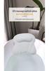 Machine Washable 4D Mesh Bathtub Pillow with Suction Cups