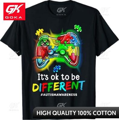 Autism Awareness Unisex Kids Boys Autism Video Graphic T Shirts Unisexs Clothing New In Tops Tees Cotton Women Funny Summer Tshrits