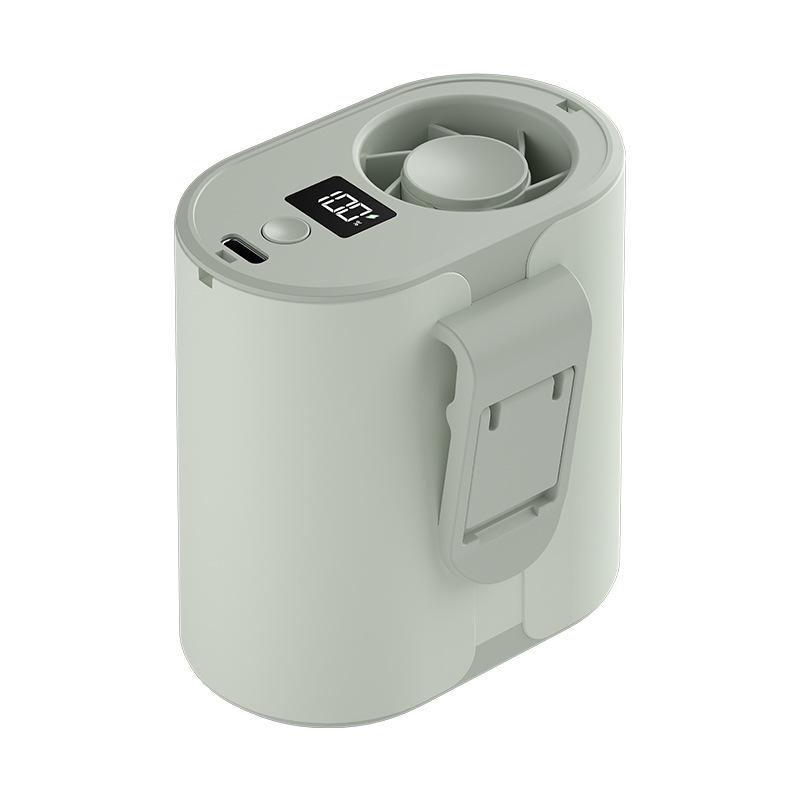Rechargeable Mini Portable Waist Clip Fan - Large Capacity, Outdoor Use