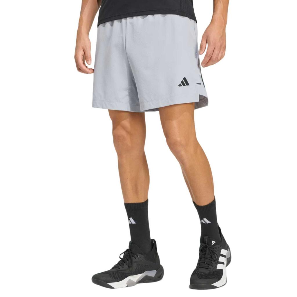 Adidas D4T Sports Shorts Men's Halo Silver Moderate