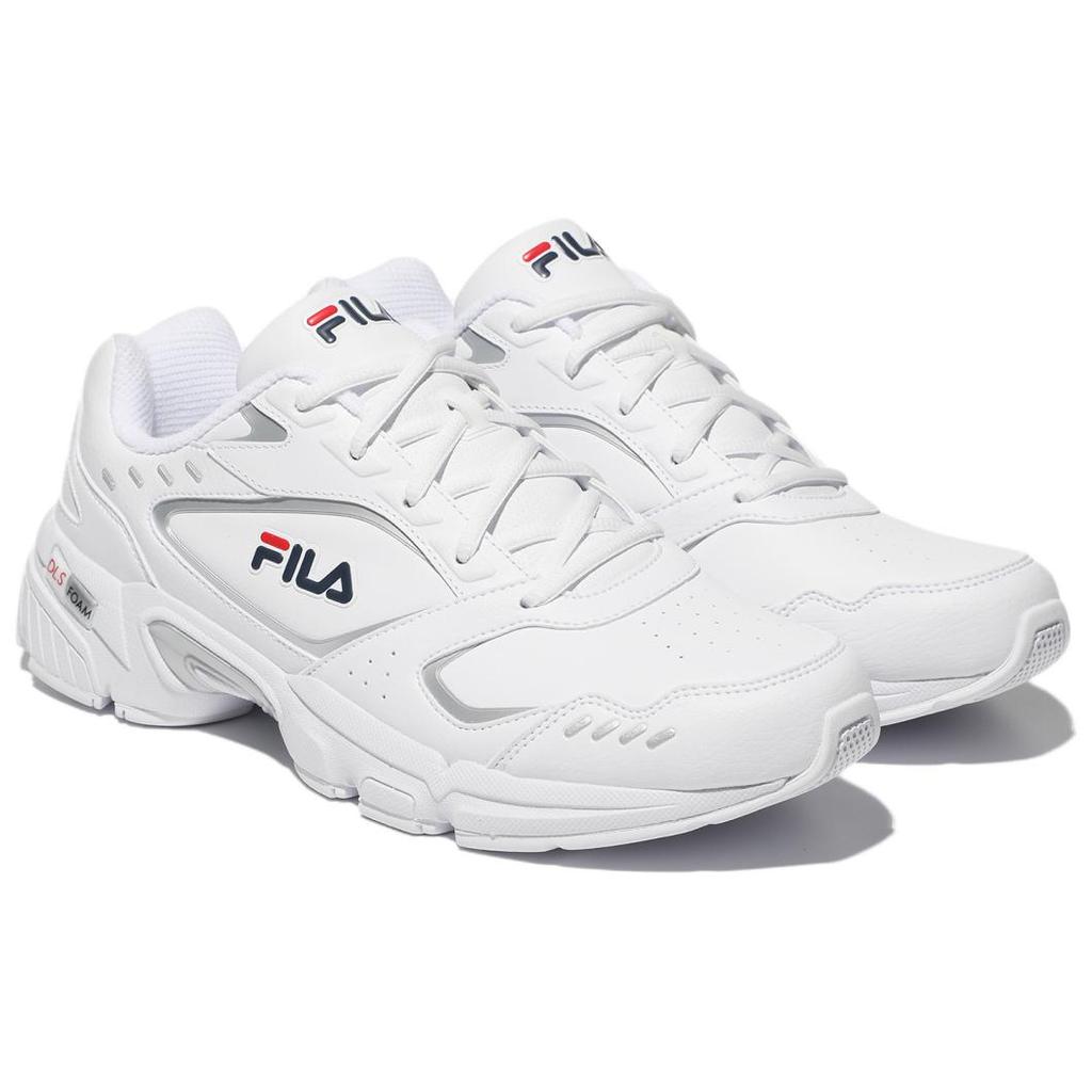 FILA Memory Decimus V2 Comfortable Lightweight Low-Top Casual Running Shoes Unisex sneaker White 1RM02844G100