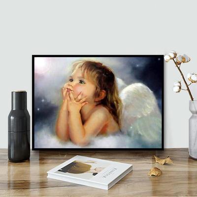 Pittura diamante 5D fai da te angelo kit punto croce mosaico diamante ricamo rosa trapano quadrato completo decorazione della casa