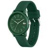 Lacoste .12.12 Men's Quartz Watch Khaki Green Silicone Strap B0BSXKZDXV