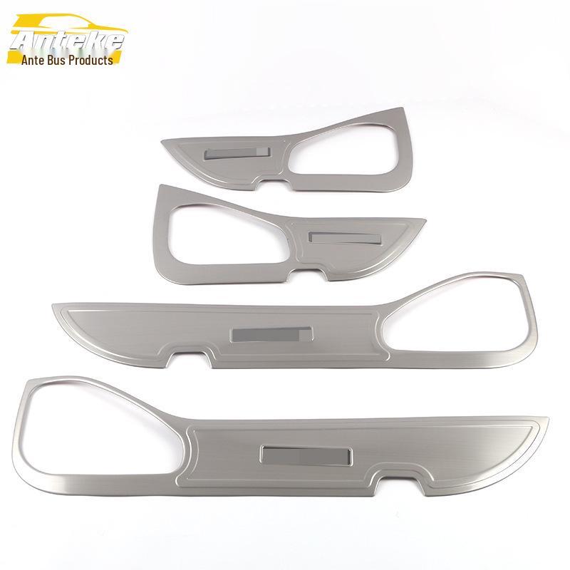 Stainless Steel Anti-Kick Plate for Pajero Sport Door Armrest, Decorative Sticker for 20 Models