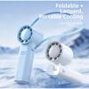 Mini Portable Neck Fan 90° Foldable Usb Rechargeable Handheld Fan Hands-free Cooling For Travel Outdoor Summer Cool Accessories