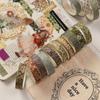 YUBBAEX Masking 60 Retro Basic Washi Value Perfekt für und Scrapbooks Klebeband, Rollen, Design, Muster, Klebeband, Packung, Planer, Dekorationen, Verpackung,