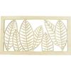 Decorative Frame - MegaCrea DIY - Foliage - Light Wood - 40 Cm - Mixed