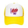 God About Me Bold Typography Mesh Baseball Cap Casual Hat Outdoor  For Womens Unisex FeUnisex