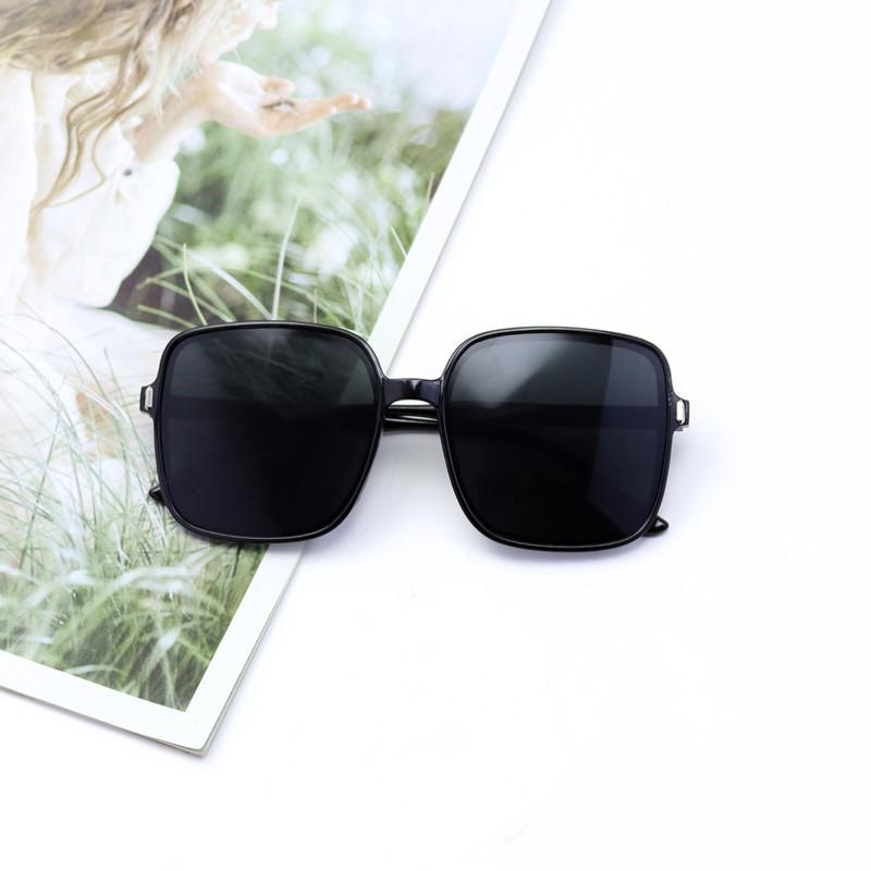 Large Frame Square Sunglasses Slimming Sunglasses Women'S Gradual Change Of Color Personalized Uv Glasses