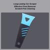 Snow Scraper For Car Small Ergonomic Quick Auto Accessories Car Windshield Scraper For Truck SUV Vehicle Roof Urgency Cleaning