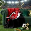Jersey Devils Logo Throws Blanket Flannel Blankets Plush for Couch Bed Gifts for Men Women Travel Picnic Blanket Christmas Fan Gifts
