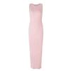2025 Summer Slimming Knitted Sleeveless Mid-Length Dress for Women