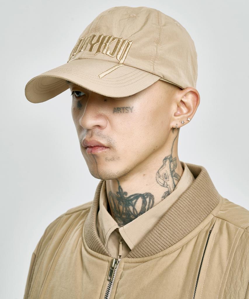 AJOBYAJO Arch Logo Nylon Cap [Beige]