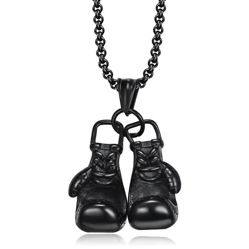 European & American Fashion Niche Necklace: Cross Gun, Knuckle Duster, Fish, Heart, Snake-shaped, Irregular Design for Women