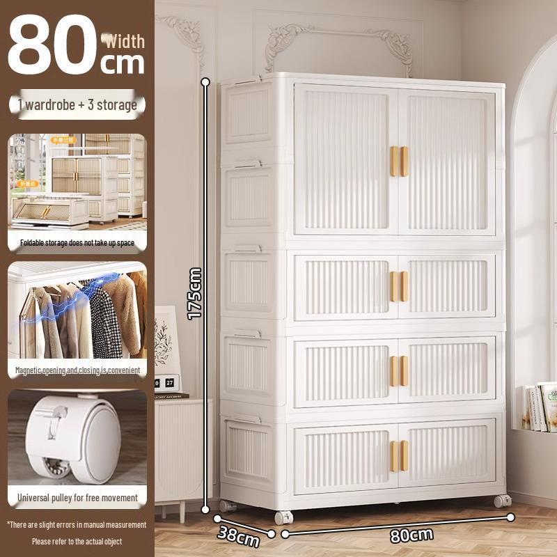 Younai Hängender Kleiderschrank für Kinder: Kleiderschrank für Babykleidung für das Schlafzimmer