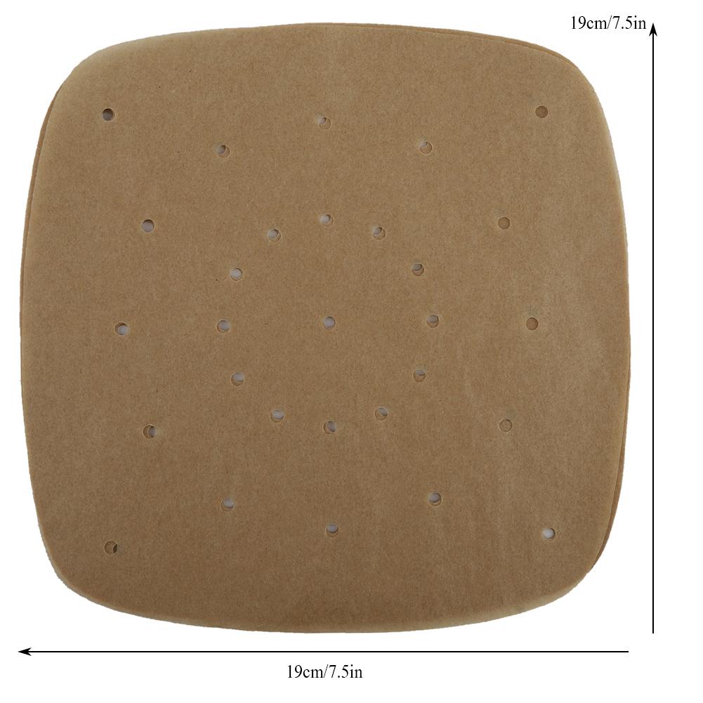 7.5in Perforated     Paper Liners for   Fryer Cooking Steaming(White)