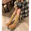Snow Boots Cotton Shoes Women's Winter 2025 New Velvet Thickened Thick-soled Non-slip Snow Women's Boots Short Boots
