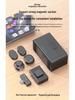Magnetic Wireless Lavalier Microphone with Cold Shoe Mount and Noise Reduction for Live Streaming and Outdoor Shooting.