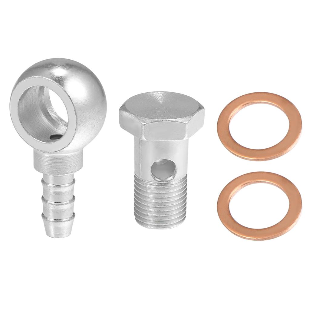ACROPIX Banjo Bolt Hose Barb Fittings Banjo Fittings Fuel Line with Screw Washers for