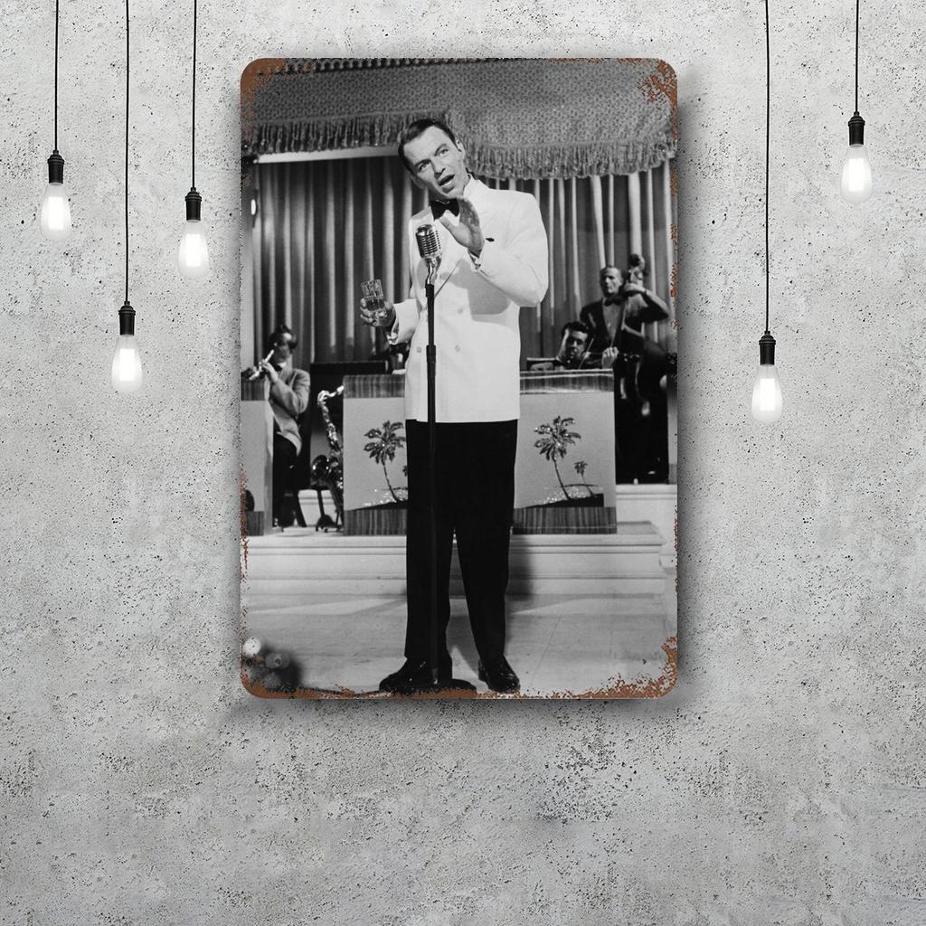 Frank Sinatra Retro Vintage Tin Sign Poster Decorative Plaque Metal Plate Wall Decor