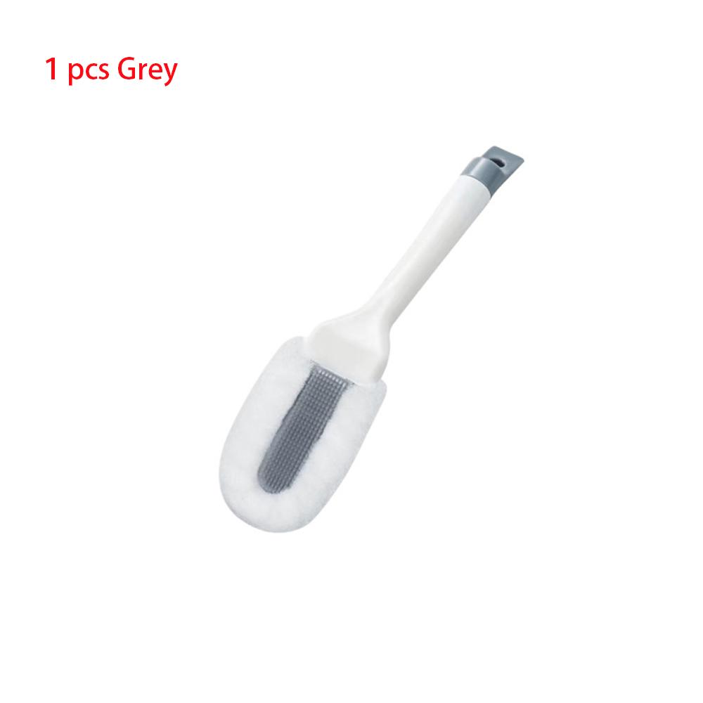 Soft No Damage Shoe Brush Multifunctional Long-handled Shoe Brush Silicone Sponge Shoe Cleaning Brush Household Cleaning Tool