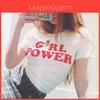 Premium Quality Casual T-shirt Featuring Girl Power Message For Confident Femmes